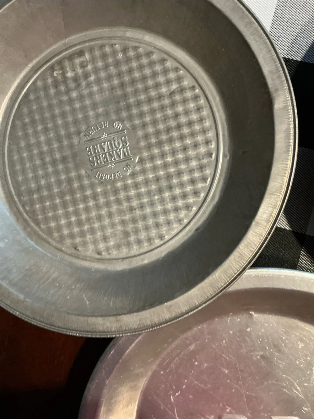 Three vintage Aluminum Pie Pans, Bakers Square, and two Poppin  Fresh